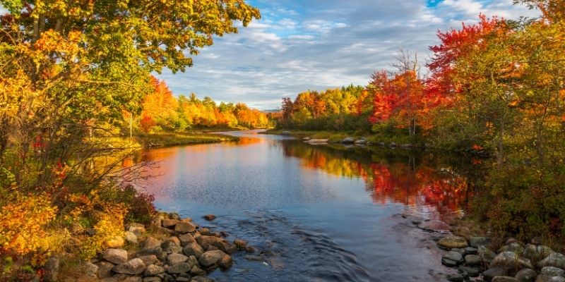 Mirna reka u simbolici toka života i slobodne volje.