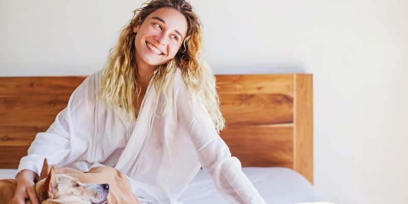 pas i vlasnik tokom teranja